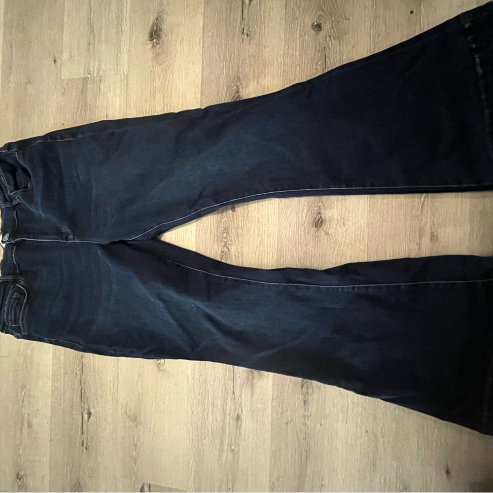 Velvet Black Flare Wide Leg Jeans